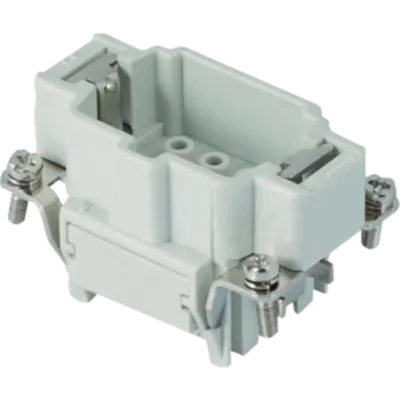 Conector Tata - 44x27 - 6p + E 16a 500v / 6kv / 3 - Crimp Connection - Gri