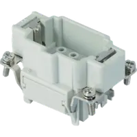 Conector Tata - 44x27 - 6p + E 16a 500v / 6kv / 3 - Crimp Connection - Gri