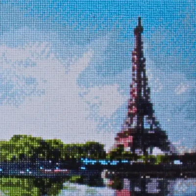 Set broderie diamante 5D 30x40cm Turnul Eiffel