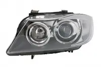 Far stanga (D1S H7, reglaj electric, cu motoras, fundal negru, fundal transparent) BMW Seria 3 2004-2012