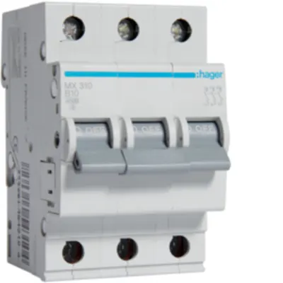 Disjunctor 3P, 13A, 4,5kA, B, 3M