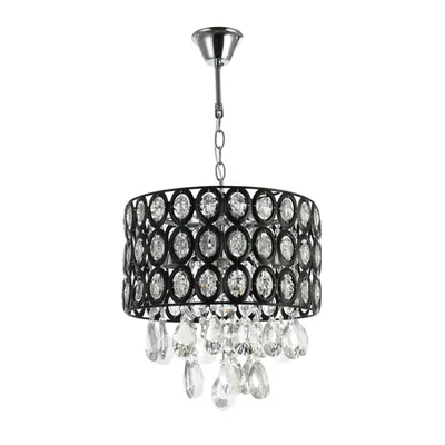Pendul Design Crom+Negru+Alb 4xE27 60W