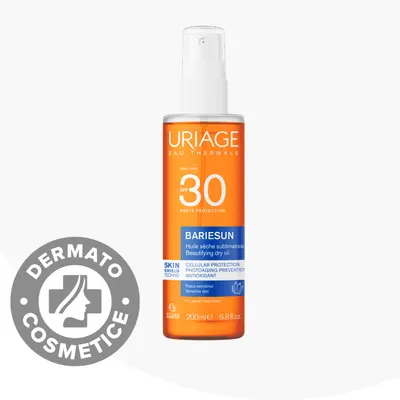 Ulei cu protectie solara SPF30 Bariesun, 200ml, Uriage