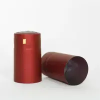 Capison rosu PVC pentru sticle de vin - Default Title