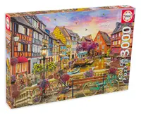 Puzzle Educa din 3000 de piese - Vedere din Colmar, Franta