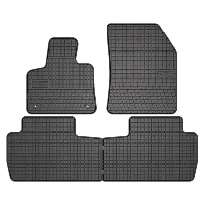 Set covorase cauciuc 4 piese BASIC, fata spate negru, potrivit PEUGEOT 5008 II 12.16-, SUV