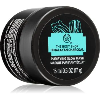The Body Shop Himalayan Charcoal Purifying Glow Mask masca faciala pentru curatare si stralucire pentru ten gras si problematic