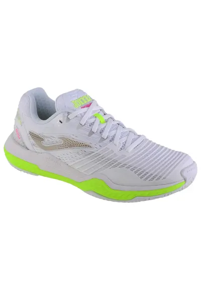 Pantofi tenis si squash pentru femei Point - Alb/Verde