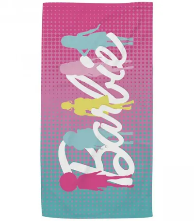Prosop de plaja pentru copii Barbie 140x70 cm