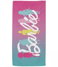 Prosop de plaja pentru copii Barbie 140x70 cm