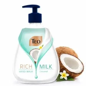Sapun lichid TEO, Rich Coconut Milk, 400 ml /12buc