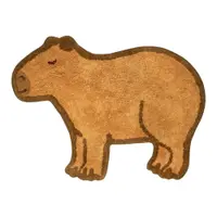 Covor pentru copii maro din bumbac 52x68 cm Capybara – Sass & Belle