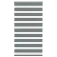 vidaXL Jaluzea tip zebra gri închis lățime țesătură 80,9 cm poliester