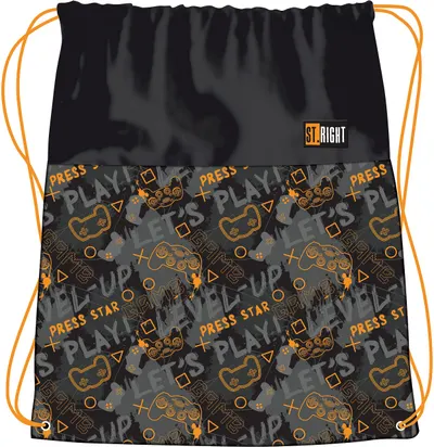 Rucsac sport St. Right Orange Pad - Cu șireturi