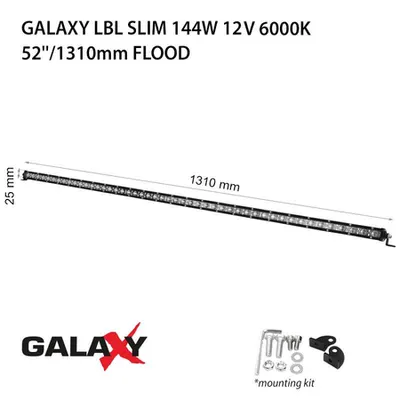 Proiector bara LED GALAXY LBL SLIM 144W 12/24V 6000K