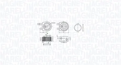 Radiator Ulei Potrivit Volvo 440, 460, S40 I, V40; Dacia Solenza; Mitsubishi Carisma, Space Star; Nissan Interstar, Primastar, Primera, Terrano; Opel Movano A, Vivaro A; Renault 19 I 1.9d-2.5 03.86