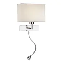 Aplica Amalfi Wall Light Polished Chrome LED Bracket Only
