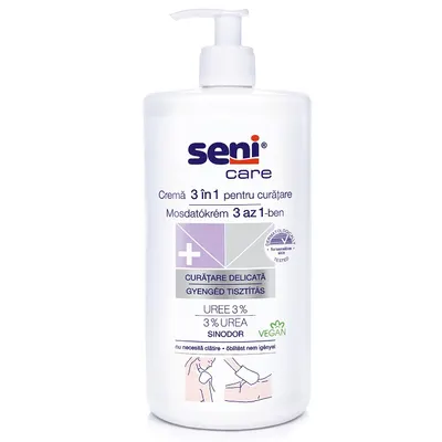 Crema 3 in 1 pentru curatarea pielii sensibile, 1000ml, Seni
