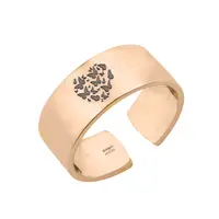 Flyers - Inel personalizat reglabil cu fluturasi din argint 925 placat cu aur roz