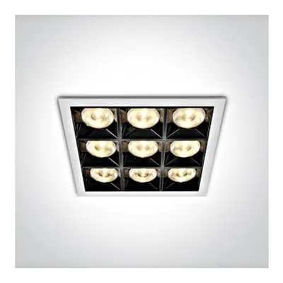 Tito LED 36W 2880lm 3000K 38° 220-240V IP20 alb
