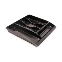 Organizator pentru tacâmuri Addis Classic, 40 x 38,5 cm, negru