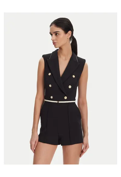 Salopeta scurta pentru dama negru