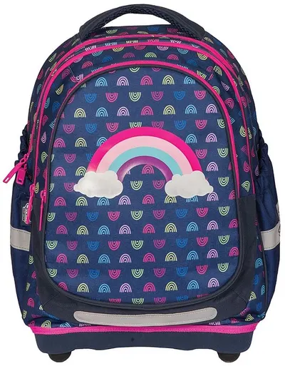 Ghiozdan școlar anatomic S. Cool - Rainbow, 24 l