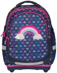 Ghiozdan școlar anatomic S. Cool - Rainbow, 24 l