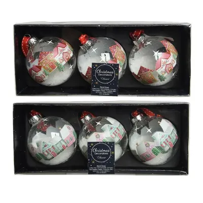 Set 3 globuri - Glass Houses Design - Snow Inside - mai multe modele