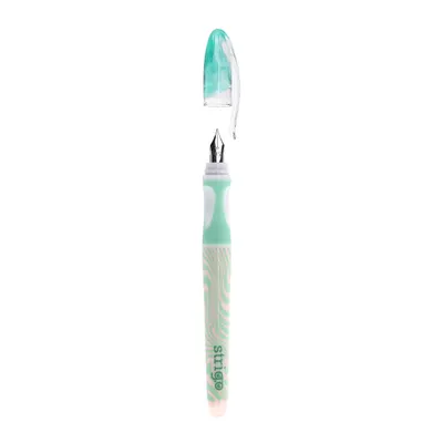 Stilou cu stergere Strigo Waves + 2 rezerve + dispozitiv curatare