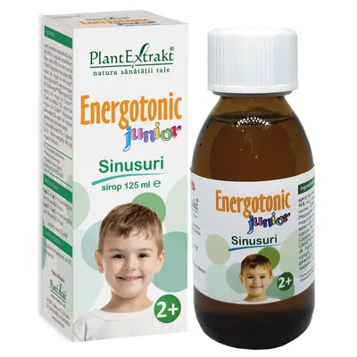 Sirop Energotonic Junior Sinusuri, 125ml, PlantExtrakt