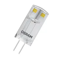 Bec LED capsulă Ledvance (Osram) LED PIN 10 320° 0,9 W 827 Clear G4, 100 lm, 2700 K, transparent