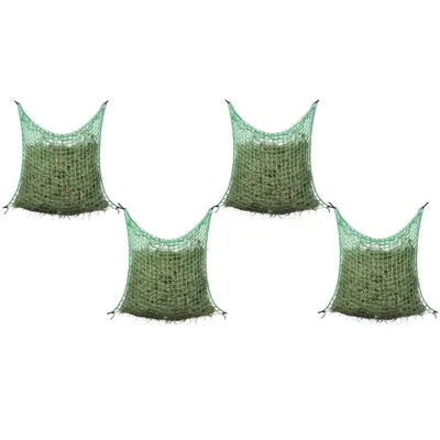vidaXL Plase pentru fân, 4 buc., 0,9 x 1 m, PP, pătrat