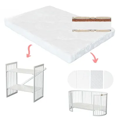 Saltea suplimentară 9 în 1 Ingvart - Smart, 60 x 72 / 60 x 120 / 60 x 168 cm