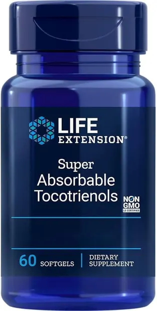 Super Absorbable Tocotrienols, 60 capsule moi gel, Life Extension