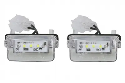 Lumina numar inmatriculare, culoare lumina: alb; set, 12V, cu aprobare circulatie potrivit DS DS 4; CITROEN BERLINGO, BERLINGO MULTISPACE, BERLINGO MINIVAN, C3 I, C3 PICASSO, C4 GRAND PICASSO I 04.93