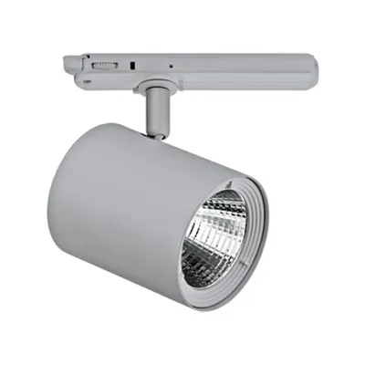 LED 3-Phase Rail Spotlight silver, 40°, 29W, 3000K