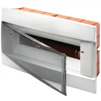 Tablou decorativ incastrabil 4+1/2 module alb Gewiss GW40237TB