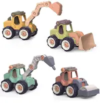 Set pentru joc Raya Toys - Mașini de construcții cu șurubelniță