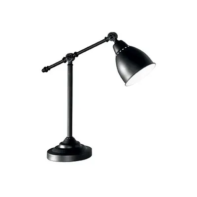 Veioza Newton 1 bec, dulie E27, D:170 mm, H:550 mm, Negru
