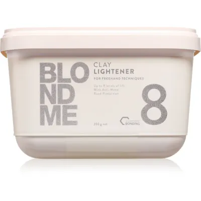 Schwarzkopf Professional Blondme Clay Lightener 8 pudra decoloranta pentru par blond 350 g