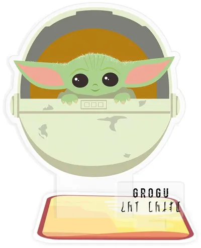 Figură acrilică ABYstyle Television: The Mandalorian - Grogu, 11 cm