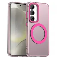 Husa MagSafe pentru Samsung Galaxy S23 FE S711, Techsuit, CandyCase, Roz