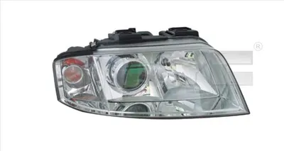 Far dreapta (H7 H7, reglaj electric, fundal cromat) AUDI A6 2001-2005