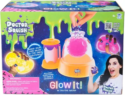 Set creativ Boti - Doctor Squish, Glow It, stație de fabricat baloane pufoase