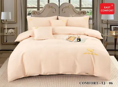 Lenjerie De Pat Din Bumbac Fin Superior Cu Broderie Royal - Roz Deschis - Engros