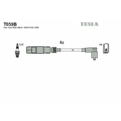 Set cablaj aprindere TESLA T059B