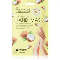 Beauty Formulas Coconut Oil mască de hidratare profundă de maini 1 buc