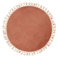 Covoraș de baie maro ø 80 cm Tuft – Foutastic