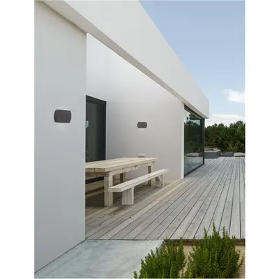 Aplica FEDOR Anthracit Aluminiu turnat Aluminiu & Sticla clara LED 7.7 Wat 282Lm 3000K CRI >80 UGR